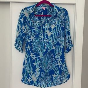 Captiva Tunic - Brewster Blue Good Reef Starfish